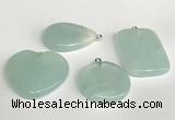 NGP5762 25*35mm - 30*40mm freefrom gemstone pendants wholesale