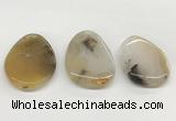 NGP5779 35*50mm - 38*55mm freeform agate slab pendants