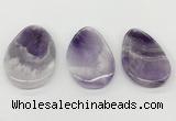 NGP5855 30*50mm - 40*60mm freeform dogtooth amethyst pendants