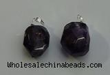 NGP6017 18*30mm - 22*35mm freeform amethyst pendants