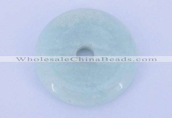 NGP603 5pcs 7*35mm amazonite gemstone donut pendants wholesale