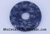 NGP611 5pcs 7*40mm new sodalite gemstone donut pendants wholesale