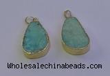 NGP7134 20*30mm - 22*32mm freeform amazonite gemstone pendants