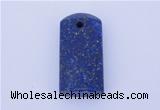 NGP724 14*29mm rectangle natural lapis lazuli gemstone pendant