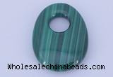 NGP734 20*30mm oval natural malachite gemstone pendant wholesale