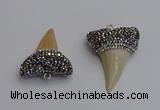 NGP7340 25*35mm - 30*38mm shark teeth pendants wholesale