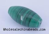 NGP735 18*36mm rice natural malachite gemstone pendant wholesale