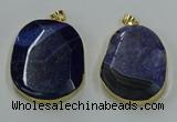 NGP8631 32*45mm - 46*48mm freeform druzy agate pendants wholesale