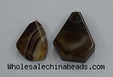 NGP8664 20*40mm - 40*50mm freeform agate pendants wholesale