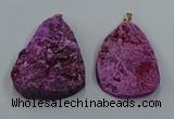 NGP8670 35*55mm - 45*60mm freeform druzy agate pendants wholesale