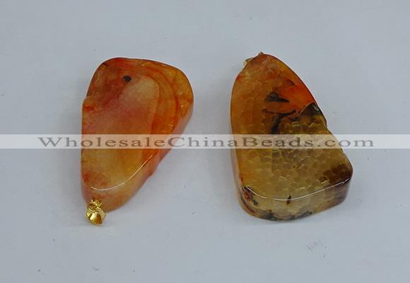 NGP8715 28*38mm - 40*45mm freeform agate pendants wholesale