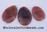 NGP878 5PCS 40-45mm*55-70mm freeform agate gemstone pendants