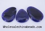 NGP879 5PCS 40-45mm*50-65mm freeform agate gemstone pendants