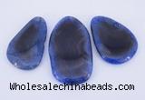 NGP881 5PCS 35-45mm*60-75mm freeform agate gemstone pendants