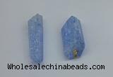 NGP8882 16*38mm - 25*60mm sticks crackle quartz pendants wholesale