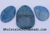 NGP938 5PCS 35-50mm*45-70mm freeform gemstone pendants wholesale