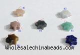 NGP9742 10mm star-shaped  mixed gemstone pendants wholesale