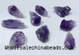 NGP9750 10*16mm-18*25mm freeform amethyst pendants wholesale