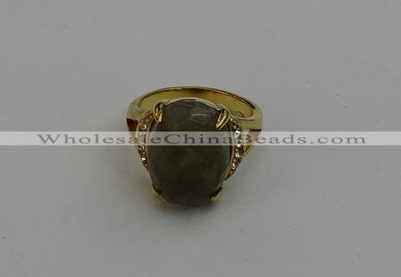 NGR2035 10*15mm faceted oval labradorite gemstone rings