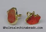 NGR264 22*30mm - 30*40mm freeform sea sediment jasper rings