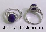 NGR3018 925 sterling silver with 8*10mm oval charoite rings