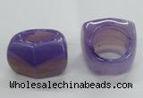 NGR41 20*30*35mm faceted freeform agate gemstone rings