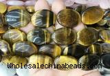 OVBS04 15 inches 18*25mm oval yellow tiger eye gemstone beads wholesale