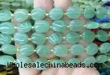 OVBS08 15 inches 8*12mm oval green aventurine gemstone beads wholesale