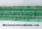 RBBS06 15 inches 2*4mm heishi green aventurine gemstone beads