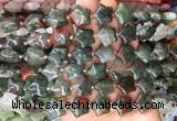 RGBS07 15 inches 16mm star blood jasper gemstone beads wholesale