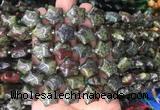 RGBS08 15 inches 16mm star dragon blood jasper gemstone beads