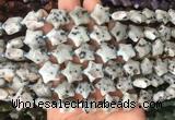 RGBS18 15 inches 16mm star kiwi jasper gemstone beads wholesale