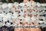 RGBS19 15 inches 16mm star white crystal gemstone beads wholesale