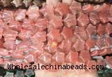 RGBS27 15 inches 16mm star cherry quartz gemstone beads wholesale