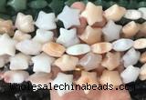 RGBS39 15 inches 20mm star pink aventurine gemstone beads