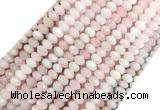 RQBS01 15 inches 4*6mm faceted rondelle rose quartz beads