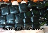 SRBS10 15 inches 20mm square black obsidian gemstone beads wholesale