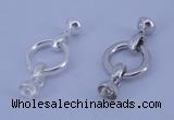 SSC216 5pcs 18mm sterling silver spring rings clasps