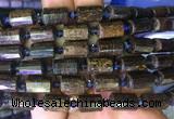 TBBS81 15 inches 8*12mm faceted tube bronzite gemstone beads