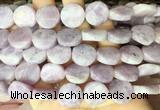 TWBS65 15 inches 16mm twist coin lepidolite beads wholesale